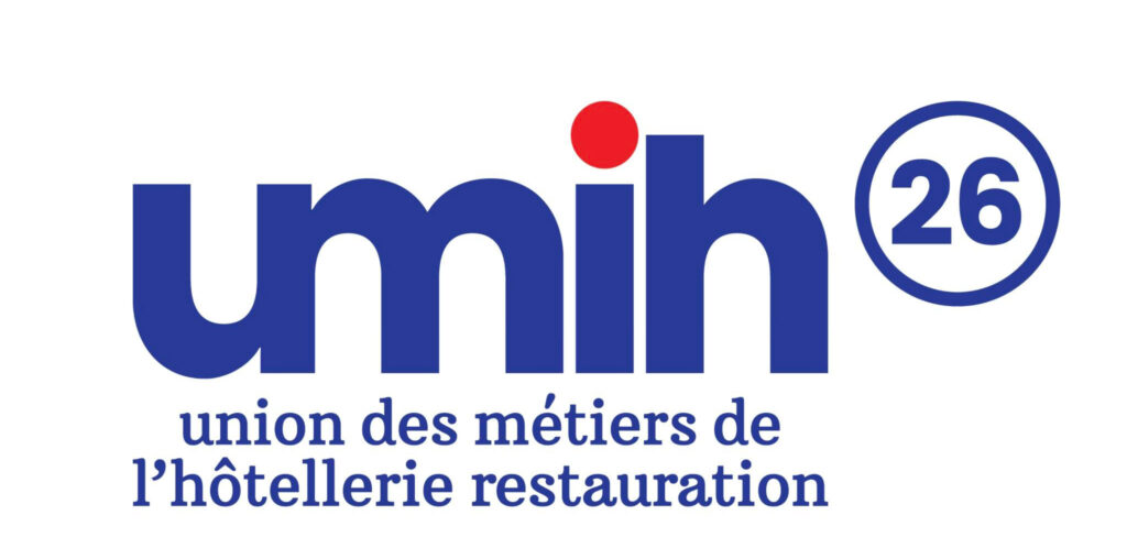 Logo de l'UMIH 26 : union des métiers de l'hôtellerie restauration de la Drôme